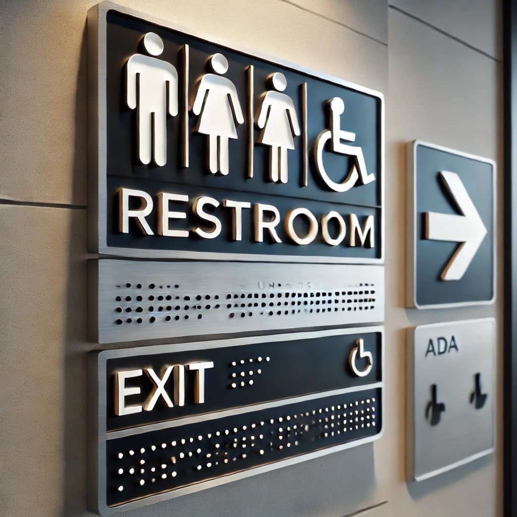 Ada Signage Examples What Exactly IS ADA Signage & Who Needs It? - Sebago Signworks and ...